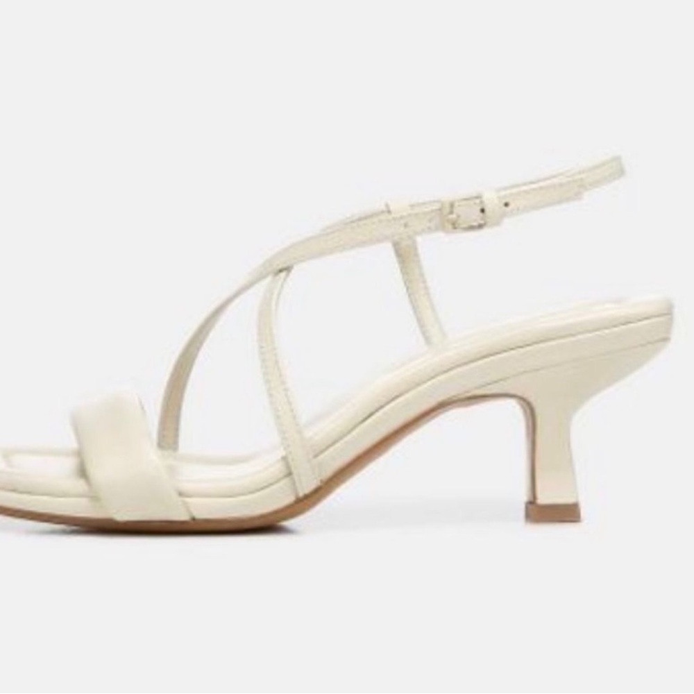 Coline Leather Kitten Heel Sandal Size 9